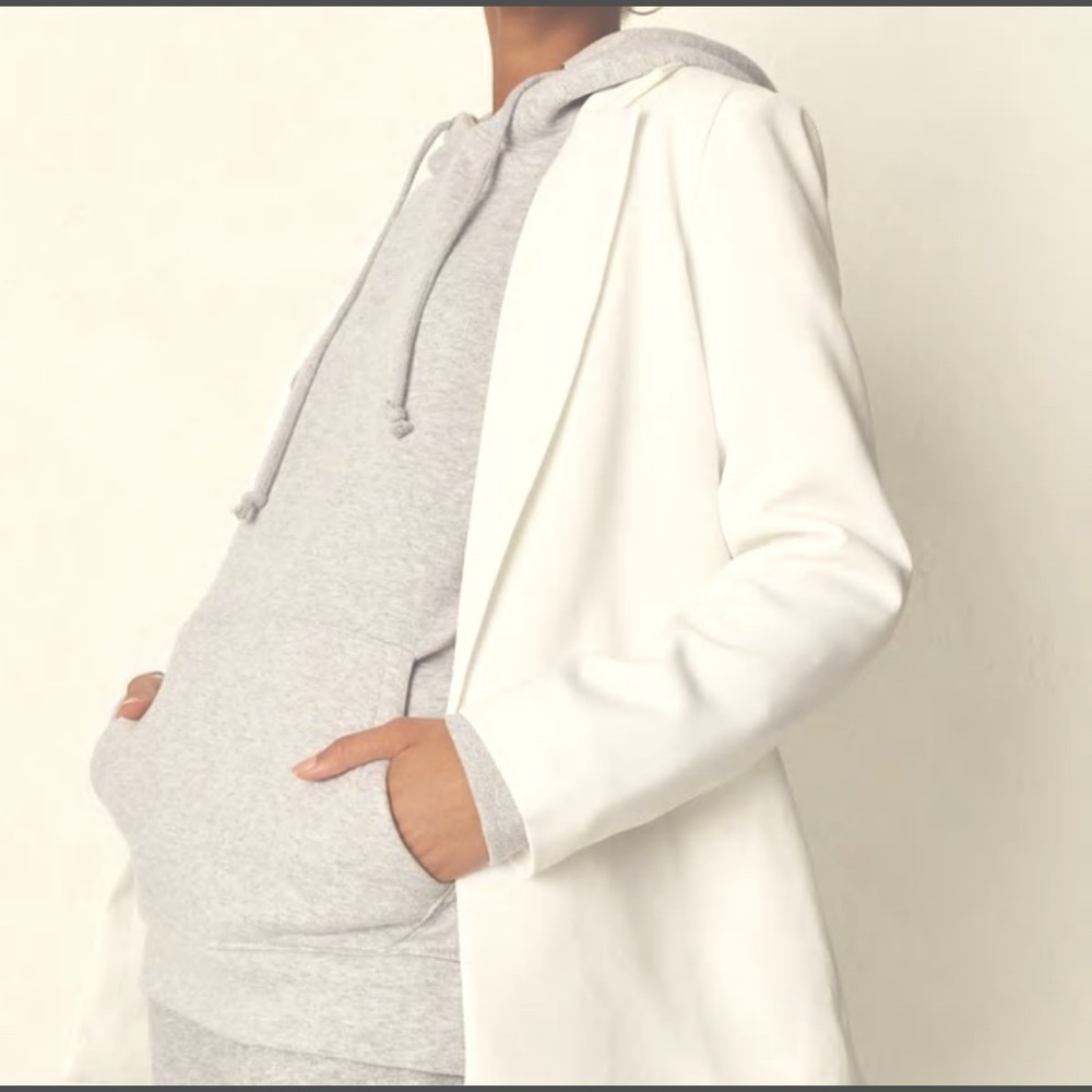 H & M Off White Blazer Sz. 12